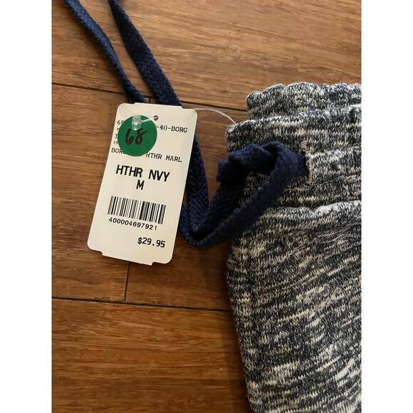 Borgata Women’s sweatpants Heather Navy size Medium-NWT - Picture 2 of 4